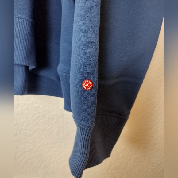 NEW NIKE JORDAN Brooklyn Fleece Sweatshirt Size 2X French Blue - Picture 7 of 9